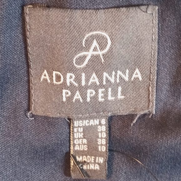 Sexy One Shoulder Formal Dress Size 6 Midnight Blue - Picture 5 of 7